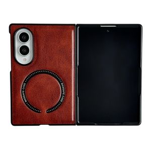 For Samsung Galaxy Z Fold 8 Case Luxury PU Leather Skin-friendly Protective Back Cover For Samsung Z Fold 8 Shell Funda