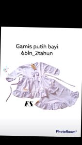 Gamis Putih Anak Bayi Perempuan & Gamis Aqiqah Cantik