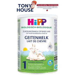 Sữa Dê hữu cơ HiPP 2 (400gr). Sữa dễ tiêu hoá tăng cường hệ miễn dịch cho bé nhạy cảm. (Date mới)