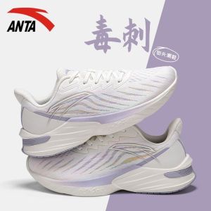 Anta Womens Shoes C37+ Sneaker Summer Mesh Breathable Barefoot Sports Shoes Website Authentic Casual Soft Bottom Running Shoes Women