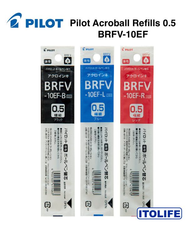 Pilot Acroball Ballpoint Pen Refills BRFV-10EF- 1pc Lazada