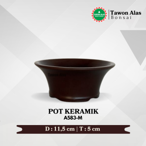 Pot Keramik Bonsai Mini Bagus