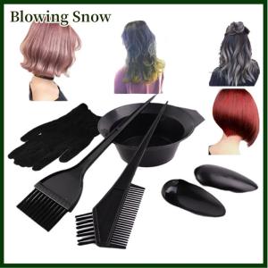 Blowing 5 7 9Pcs Hair Coloring Kits Home Salon Hair Dyeing Comb Hair Bowl Coloring Brush Cream Earcap Clips Cape Hair Styling Tool