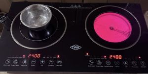 TWK jenamaInduction Cooker And Ceramic Cooker Double Stove Embedded Dual Use