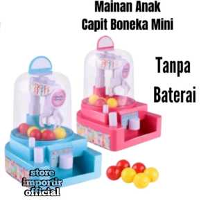 Mainan Anak Mesin Capit Mini YG 18 Tanpa Baterai Murah | Mainan Anak Capit Mini Bola Catcher Ball Terbaru | Mainan Anak Mesin Pangangkut Bola Claw Machine Ball Catcher Terbaru