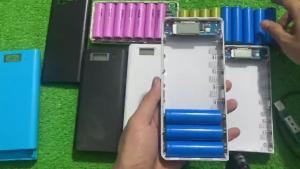 Box sạc dự phòng 8 cell pin 30000mAh Có màn hình LCD Cao Cấp - Model A8