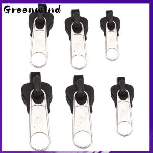 【Greenwind】 6pcs Instant Zipper Universal Instant Fix Zipper Repair Kit Replacement Zip Slider for DIY Sew