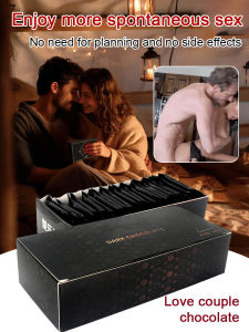 Chocolate Bar/Chocolate Candy/Love Couple Chocolate/Romantic Date Snack/Slightly Bitter/Quality Milk/Low Calorie/Adult Couples/Fitness Snack