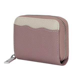 Royal Bagger RFID Blocking Organ Card Holder Genuine Leather Credit Card Case Small Clutch Coin Purse for Daily Use 1910