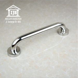 Pegangan Kamar Mandi Stainless Handle Bathtub Grip Bar 30 40 50 60 80 100 Cm Chrome Putih