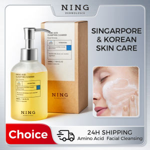 new NING DERMOLOGIE Amino Acid Korean Facial Cleanser with Salicylic Acid Help with Pore Tighten Acne & Blackheads Free Shipping