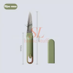 Pisau Estetik Pisau Buah Pisau sayur Dengan Sarung/Penutup Pisau Yang Berkualitas Gagang anti slip