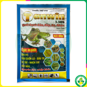 Thuốc Trừ Sâu TANWIN 5.5WG – Quét Sạch Sâu Rầy Bọ Nhện (Gói 60gr)