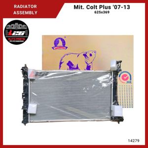 14279 Mitsubishi Colt Plus 2007-2013 Radiator Assembly M/T 625x369x16mm 1ROW (Polar)