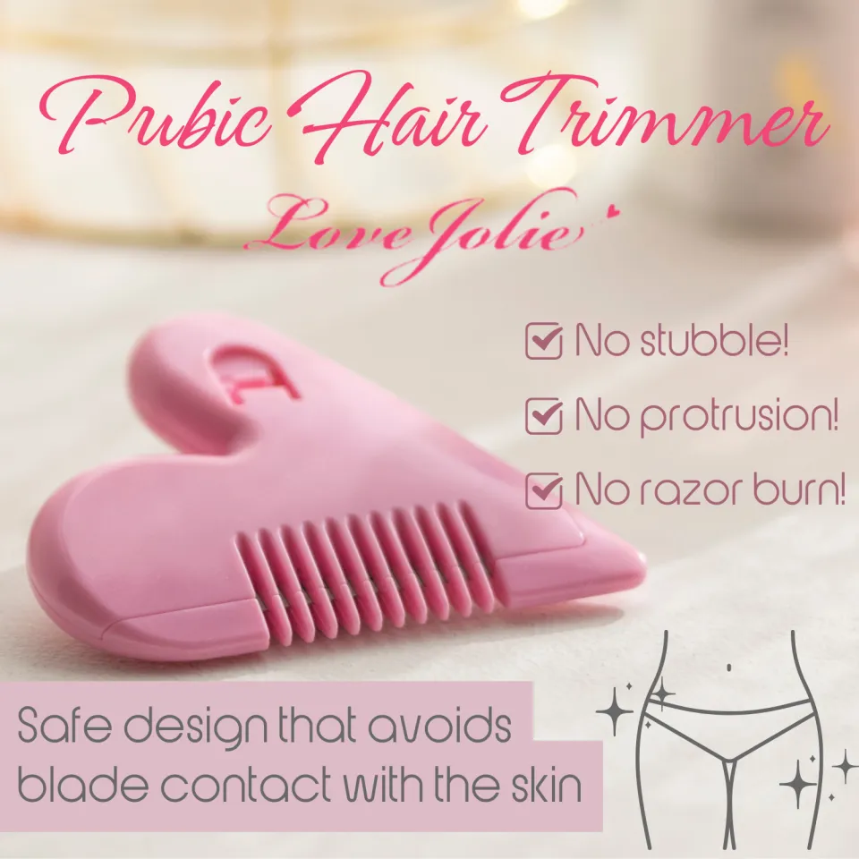 LOVE JOLIE Heart-shaped Pubic Hair Trimmer, Safe Design that Avoids Blade  Contact with the Skin for Women | Lazada