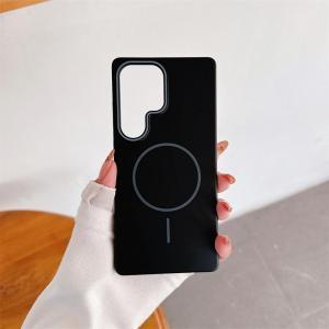 Case for Samsung Galaxy S25 Ultra S24 Ultra S23 Ultra Skin Feel Solid Color Thin and Light Phone Case Magsafe Magnetic Hard Back Cover Large Hole Camera Simple and Stylish Anti-drop Protective Case