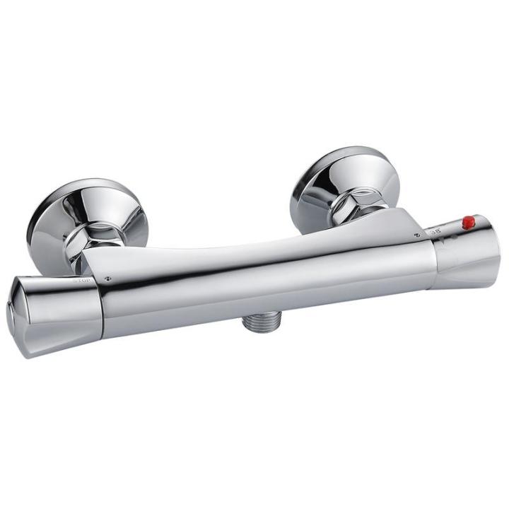 2Handle Thermostatic Mixing Valve Wall Mount Showering Temperature