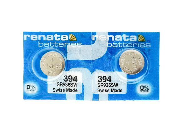 thumbnail image 2 of Renata 394 (SR936SW) Coin Cell Batteries - Box Of 100 - Expiry 2027 - Fast Shipping 2 of 4