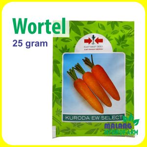 Benih Wortel Kuroda Ew Select 25 gram Cap Panah Merah sayur unggul bibit hidroponik biji butir hydroponik