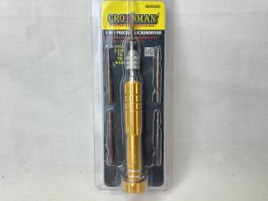 Bộ tua vít 5 đầu sửa chữa điện thoại đa năng cao cấp (5 đầu vít để trong thân tuavit) CROWNMAN