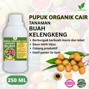 Pupuk Buah Kelengkeng 250 ML /Pupuk Booster Kelengkeng Cepat Berbuah Lebat/Pupuk Cair Kelengkeng