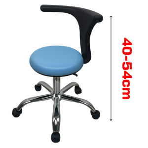 Dentist Chair with Backrest Chair with Wheels Aesthetic Chair Comfy Working Chair Adjustable Rolling Seat for Office