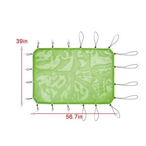 Cornerr JeCar Car Top Sunshade Insulation Net Cover For Ford Bronco 2021 2022 2-Door Version Roof Anti UV Sun Protect Accessories B3K9H