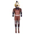 TEYSISO Zentai Bodysuit Cosmo Cosplay Costume Role Play Outfits with Headgear The Electric State Clothing Jumpsuit Halloween Robot Jumpsuit Adult Kids. 