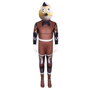 GCZ13 Zentai Bodysuit Cosmo Cosplay Costume with Headgear Role Play Outfits Robot Jumpsuit Fashion Cartoon Anime The Electric State Clothing Adult Kids
