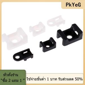 [COD] PkYeG TOOL 100pcs สายพลาสติกซิปผูกสกรูยึดยึดฐานยึด