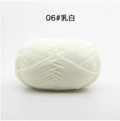 🇸🇬(76colours)4ply Milk Cotton Yarn Hand-Knitting Thread Soft Warm DIY Cotton Threads Baby Wool