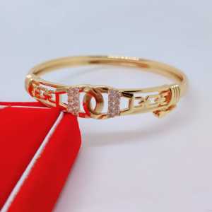 Gelang Bangle Wanita Lapis Emas Anti Luntur Anti Karat
