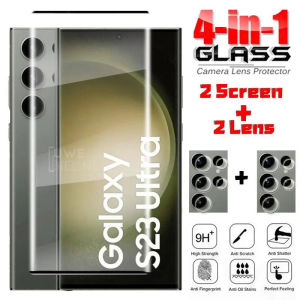 For Glass Samsung laxy S23 Ultra Tempered Glass Samsung S22 S23 S21 Ultra Full Curved Cover Screen Protector Samsung S23 Ultra