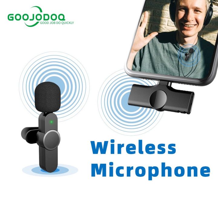 Wireless Mini Lavalier Microphone for Phone Vlogging Cellphone