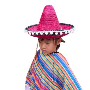 Thời trang mexicans Mũ sombrero mũ tiệc trang phục halloween mũ rơm mẫu giáo sân khấu biểu diễn đạo cụ mũ trang phục
