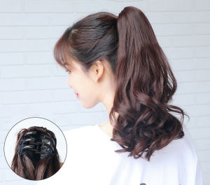 Ngoạm lửng xoăn đuôi N163 ❤️FREESHIP❤️ tóc giả ngoạm kẹp quặm tóc giả nữ kẹp ngoạm tóc giả nữ tóc đuôi ngựa đuôi tóc giả