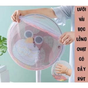 Lưới Chắn Quạt Tròn Hoạt Hình Combo 2 Cái – Che Cánh Quạt Chống Kẹt Tay An Toàn Cho Bé