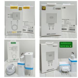 Charger hp OC import Super Vooc 80 Watt tipe c dan mikro foresta7 grosir