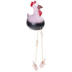 Garden Rooster Statues Sculpture Resin Chicken Animal Yard Art Lawn Ornament Figurine Artwork for Outdoor Backyard Home