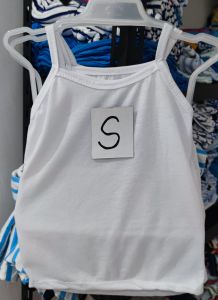 SCHOOL WHITE SANDO INNER UNIFORM for kids girl cotton presko back to school low price pang binyag formal wear sando