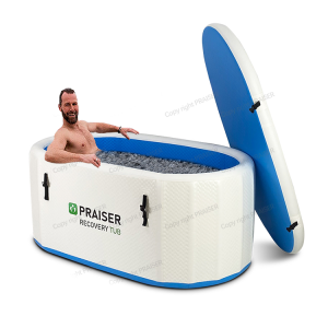 praise Ice Bath Tub for Sports Muscle Recovery Inflatable Ice Plunge Tank Barrel Pool Home Sauna Cold Plunge Tub Multiple Layered Portable Bath Tub folding indoor hot water outdoor bathtub Bath Bucket