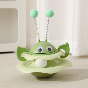 Cat Toy Cat Tumbler Ball Self-Happy Toys Interactive Turntable Toys Automatic Cat Teasing Toy