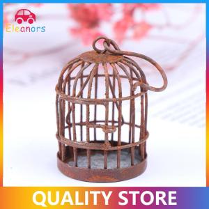 [Eleanor] 1:12 Dollhouse phụ kiện thu nhỏ kim loại lồng chim búp bê nhà trang trí