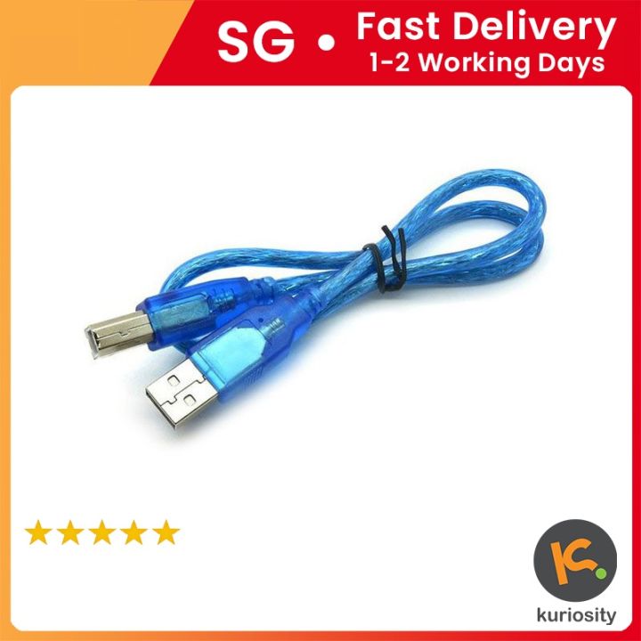 USB A-B Arduino Uno Mega Cable 50cm 1m | Lazada Singapore