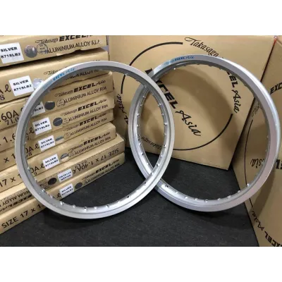 NIỀNG EXCEL ASIA 17 INCH 1.4-1.6 CÓ MÀU BẠC VÀ ĐEN HÀNG CHÍNH HÃNG