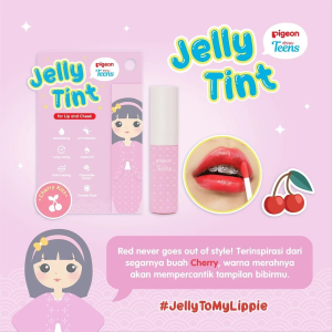 PIGEON TEENS Jelly Tint For Lip and Cheeck Lip Tint Remaja| Longlasting & Transferproof