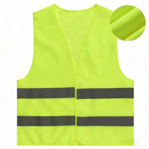 High Visibility Reflective Vest Outdoor Safety Vest With Reflective Strip Construction Site Supplies