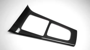 mv1 LHD Carbon Fiber Car Center Console Gear Shift Water Cup Panel Cover Trim Accessories For-Benz CLA Class C178 2024 2025 H1K9Q