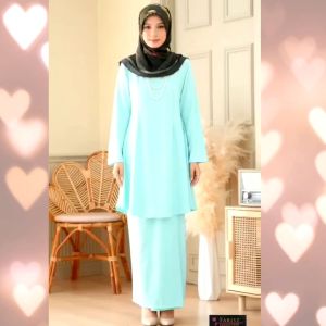 Kurung Riau Moden Royal Blue/Ready Stock/Baju Kurung/Kurung Riau