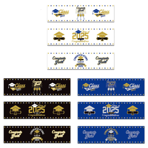 15ชิ้นป้ายขวดปาร์ตี้สำเร็จการศึกษาเครื่องประดับสติกเกอร์ฉลองสำเร็จการศึกษาสำหรับขวดตกแต่งในงานปาร์ตี้